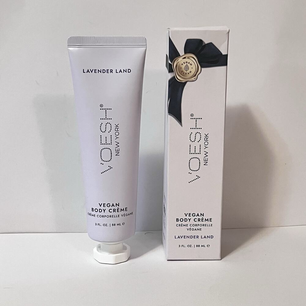 Voesh Vegan Body Creme Lotion Lavender Land 3oz Olive and Avocado Oils Sealed